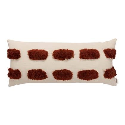 vtwonen Sierkussen Geborduurde Steek - Terracotta