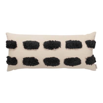 vtwonen Sierkussen Geborduurde Steek - Zwart