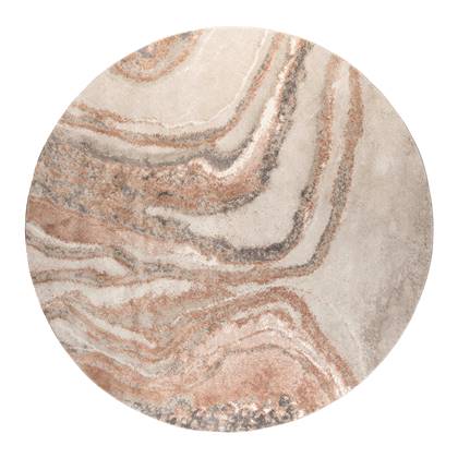 Zuiver Solar Vloerkleed Ã 240 cm - Terra/Grijs