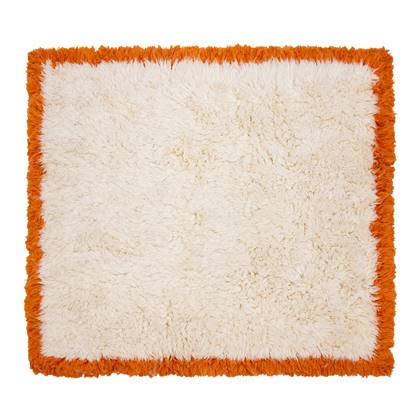 HKliving Fluffy Vloerkleed 250 x 250 cm - CrÃ¨me