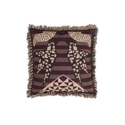 BePureHome Kussen Devote Jacquard - Katoen - Multiekleur - 1x50x50