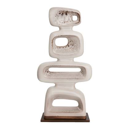 HKliving Sculpture Ornament - Reactive Brown