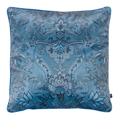 Pip Studio Kyoto Sierkussen L 50 x B 50 cm - Blauw