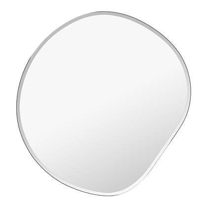 ferm LIVING Pond Spiegel S - Dark Chrome Frame