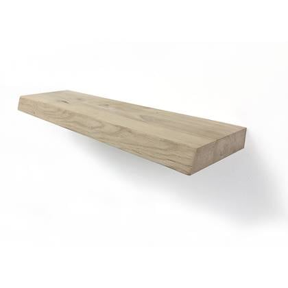 Woodbrothers Zwevende wandplank eiken boomstam 100x15cm