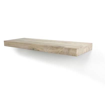 Woodbrothers Zwevende wandplank eiken recht 40x20cm