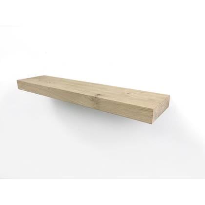 Woodbrothers Zwevende wandplank eiken recht 30x15cm
