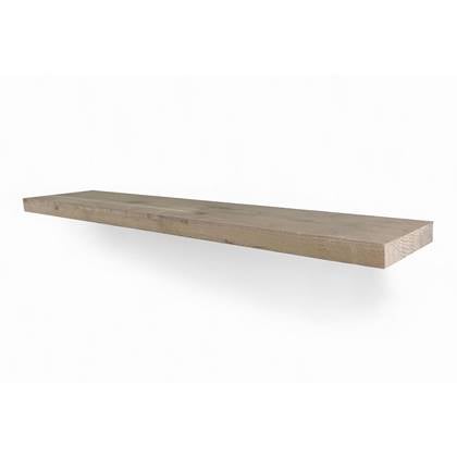 Woodbrothers Zwevende wandplank gebruikt steigerhout 80x20cm