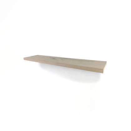 WoodBrothers Eikenhouten rustieke zwevende wandplank 50x24x2,5cm