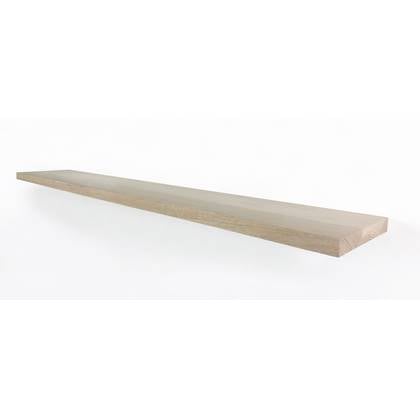 WoodBrothers Eikenhouten zwevende wandplank recht 100x30x2,5cm