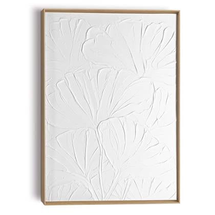 Reinders - Flowers Schilderij - 70 x 50 cm - Wit