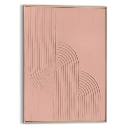 Reinders - Knot Craft Art Schilderij - 70 x 50 cm - Terra Pink