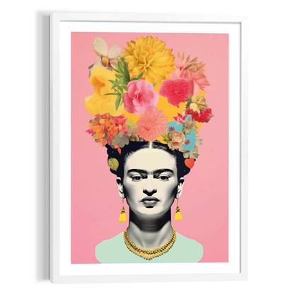 Reinders - Floral Spirit - Schilderij 70x50cm Wit