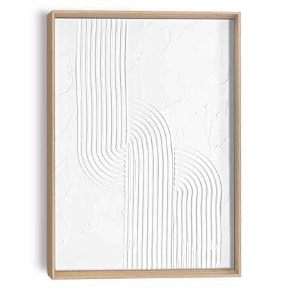 Reinders - Knot Craft Art Schilderij - 40 x 30 cm - Wit