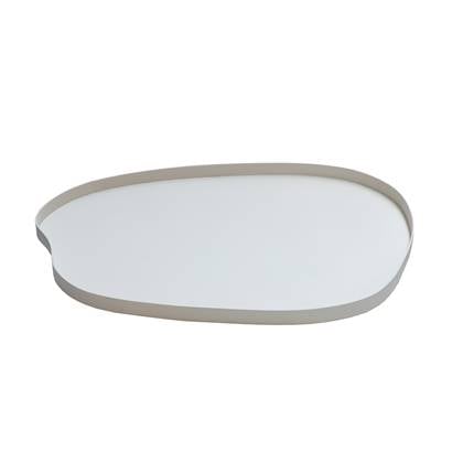 Vase The World - Bariri S ivory L35 x B30 x H2 cm