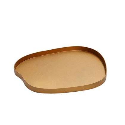 Vase The World - Bariri S gold L35 x B30 x H2 cm