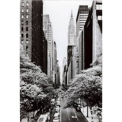 Wandfoto straten van New York 80x120cm Kare Design