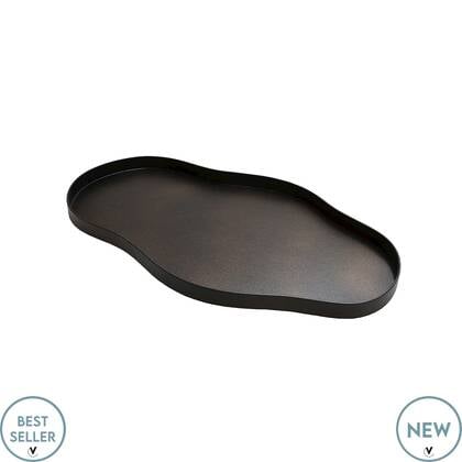 Vase The World - Bauru S bronze L44 x B25 x H2 cm