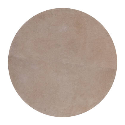 PTMD Nabdia Taupe Suede Round Bowl And Wall Panel L