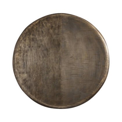 PTMD Jowad Antique Gold Alu Sheet Wall Panel Ribbed L