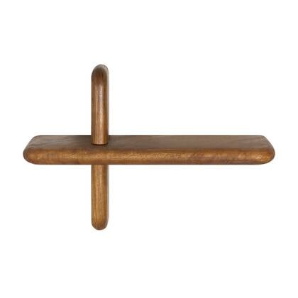 Wandrek Foggia Bruin - Hout - 40x27x14cm (BxHxD)