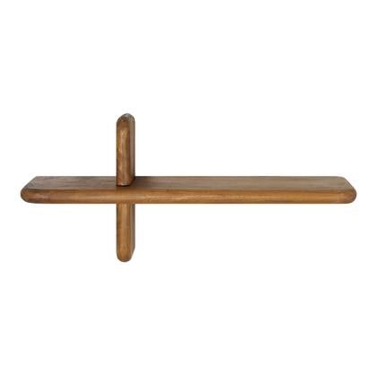 Wandrek Foggia Bruin - Hout - 60x27x14cm (BxHxD)