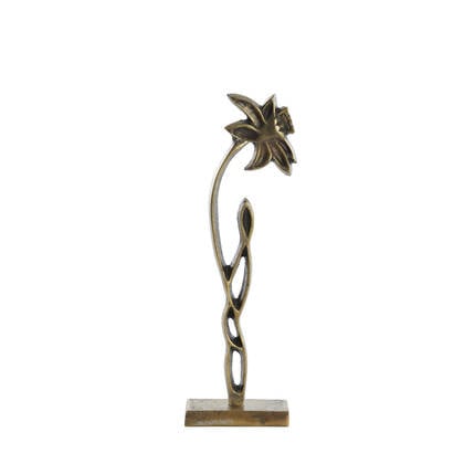 Light & Living - Ornament DAFFODIL - 12x7.5x40cm - Brons