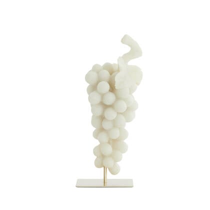 Light & Living - Ornament GRAPE - 15x13x35cm - Wit