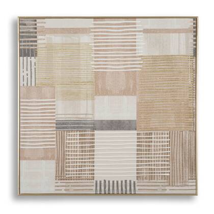 Canvasprint met lijst 60x3x60 cm