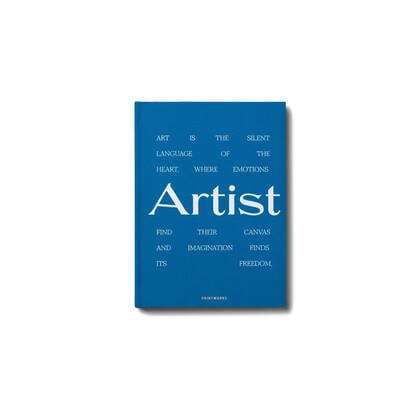 Printworks Frame Boek - Great Art - Tekenmap - Blauw