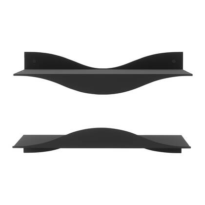 Umbra Surf Wandplank - Set van 2 - Zwart