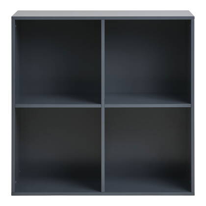 House Nordic - Wandschap Donkergrijs - 69x30x69cm - Horne