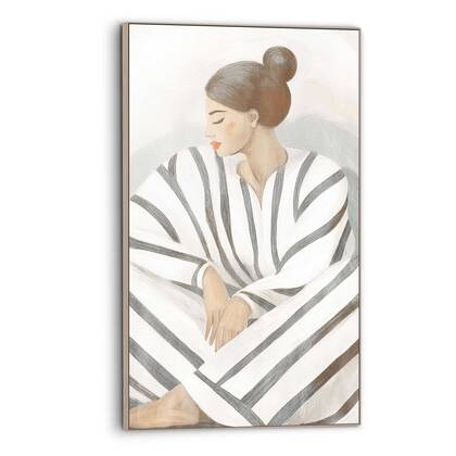 Reinders - Zen Lady Grey - Art Frame 70x118 cm - Beige