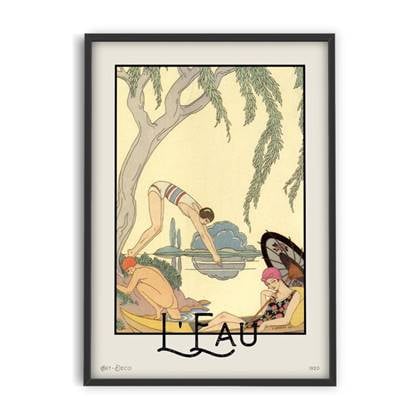 PSTR studio - Vintage George Barbier Art - L&apos;Eau