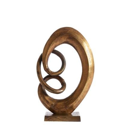 Light & Living Ornament Eddy - Antiek Brons - 20x20x34cm