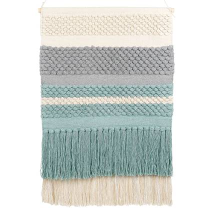 Beliani - PARIKO - Wandhanger - Lichtbeige - Katoen