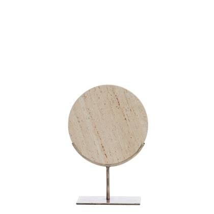 Light&living Ornament op voet 25,5x10x38,5 cm MORENO zand travertin