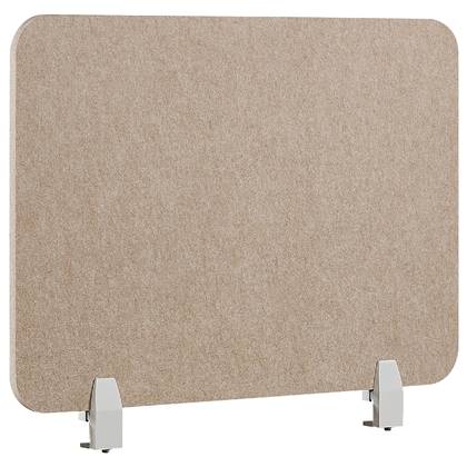 Beliani - SPLIT - Bureauscherm - Beige - 72 x 50 cm - Polyester