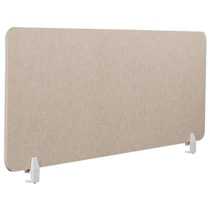 Beliani - SPLIT - Bureauscherm - Beige - 50 x 160 cm - Polyester