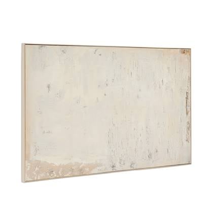 Kave Home - Abstract schilderij Silpa lichtbeige 200 x 120 cm