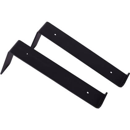 Gorillz Wagon Stalen Plankdragers voor Wandplank - 20 cm - Zwart