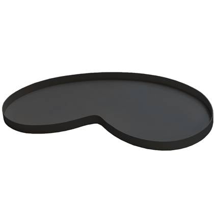 Vase The World - Villeta M black L67,5 x B36 x H2 cm