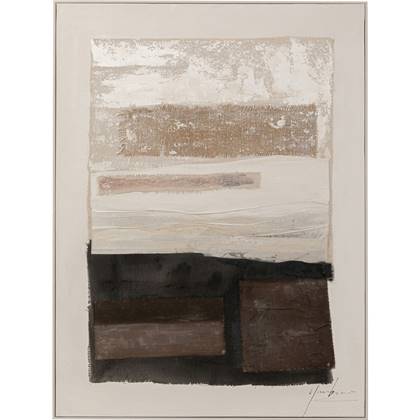 Schilderij Lontano 90x120cm beige Kare Design