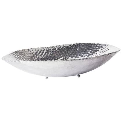 Beliani - IBRASH - Decoratieve schaal - Zilver - Aluminium