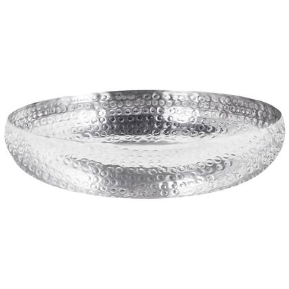 Beliani - TANIS - Decoratieve schaal - Zilver - Aluminium