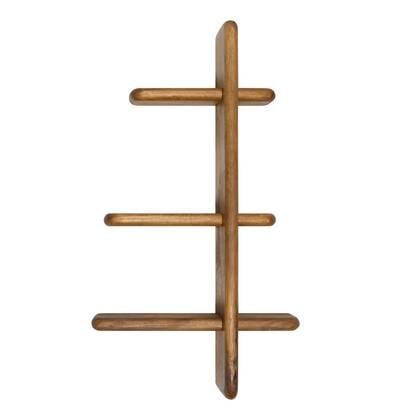 Wandrek Foggia Bruin - Hout - 51x75x14cm (BxHxD)