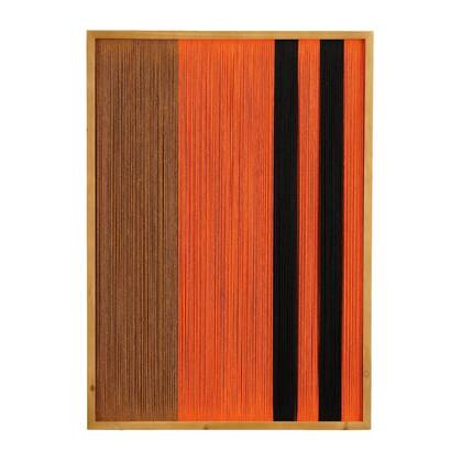 Mica Decorations Kuba Wanddecoratie - FSC 100% - Katoen - Oranje