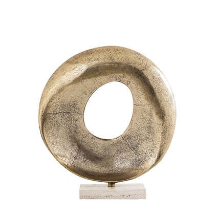 PTMD Daweson Brass Casted Alu Statue Open Round