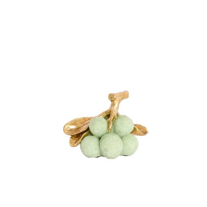 Light & Living - Ornament JAGODY - 24x14x16.5cm - Groen