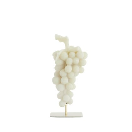 Light & Living - Ornament GRAPE - 14x12.5x30.5cm - Wit